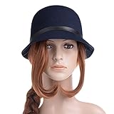 Vbiger Bowler Hat Fedora Derby Hats Vintage Cloche Hats Bucket Hats for Women
