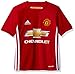 adidas Boys' Soccer Manchester United Youth Jersey, Red/White, Large