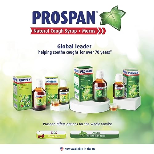 PROSPAN/ABRILAR COUGH SYRUP + MUCUS WITH PROPRIETARY ENGLISH IVY LEAF EXTRACT EA575 FOR ADULTS – SOOTHES COUGH, MUCUS RELIEF, NO ADDED SUGAR, NON-DROWSY, ALCOHOL-FREE, DRUG-FREE – 200ML
