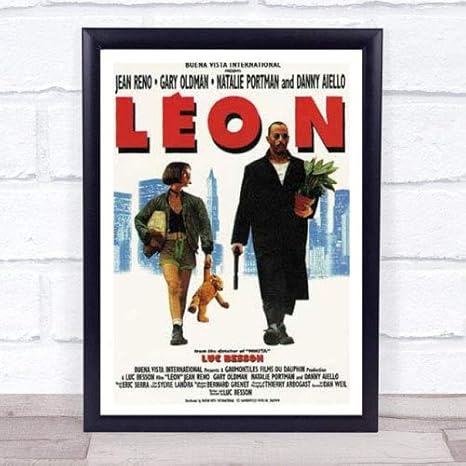 Amazon Co Jp ぶら下げ絵画 レオンプロのイタリア語映画のテーマポスター サイズ 33x43cm 額縁を送る ホーム キッチン