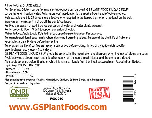 3 Liquid+Natural+Seaweed+Fertilizer+32oz