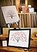 Fingerprints Tree, KOMIWOO Creative DIY Canvas Painting Signature Sign-in Guest Book for Wedding Birthday Party Baby Shower Graduation with 4pcs Ink Pads