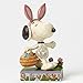 Peanuts by Jim Shore Easter Bunny Snoopy w/ Basket