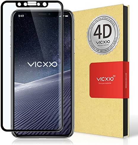 iPhone X Screen Protector Glass , VICXXO iPhone X 3D Full Coverage Tempered Glass Screen Protector for Apple iPhone X / iPhone 10