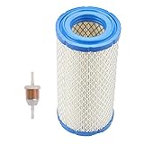 Harbot M113621 Air Filter with Fuel Filter for John Deere 4X2 6X4 TX 4X4 6X4 XUV HPX 1026R 1023E 4100 X758 2210 4010 X748 4110 X595 X750 X740 X495 4115 X749 Gator Lawn Tractor