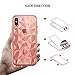 Ringke Air Prism Designed for iPhone X Case, 3D Contemporary Design Flexible TPU Cover for iPhone X Case, iPhone 10 (Not Compatible with iPhone Xs) - Rose Gold
