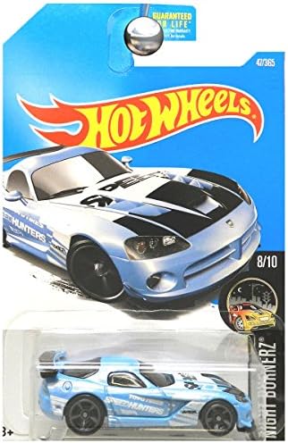 Hot Wheels Night Burnerz Dodge Viper ACR Speed Hunters Toyo Tires Ice Blue