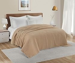 Blanket Queen Size | Cotton Waffle Weave Blanket