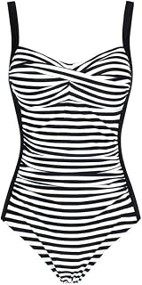 WIN.MAX One Piece Tummy Control Swimsuit Ruched Padded Plus Size C to DD view 4