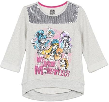 Monster High Girls' Sequin Sweatshirt XL 14/16