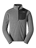 Eddie Bauer Men's Cloud Layer Pro 1/4-Zip Pullover, HTR Gray Regular L