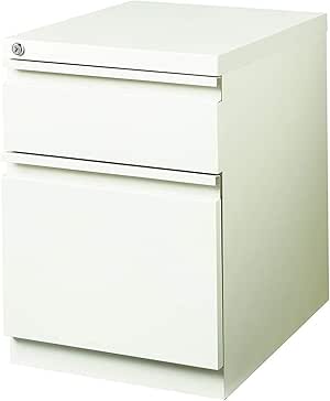 Pro Sériès - Archivador con Dos cajones, Color Blanco, 50,8 cm de