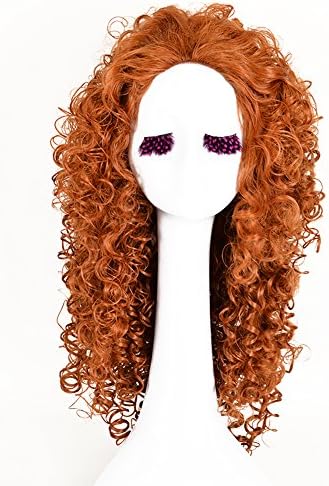 CosHouse Women Anime Wigs European Style Auburn Synthetic Hair for Theme Party Cosplay 25 inches