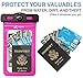 Voxkin Premium Quality Universal Waterproof Case with Armband, Compass, Lanyard - Best Water Proof, Dustproof Bag for iPhone 12 Pro Max, 12 Mini, XR, SE, S21 Ultra, S20, OnePlus 8, 8 Pro, Pixel 5