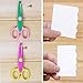 Pack of 12 Mixed Asscorted Color Paper Creative Craft Decorative Wave Lace Edge Edging Scissors 5IN