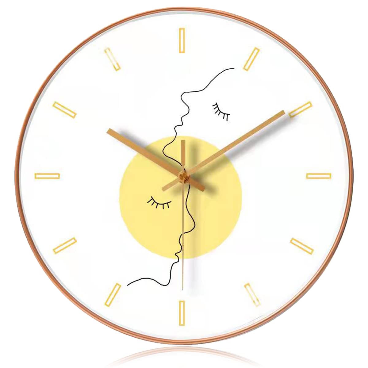 CandyAlley 30 cm Wall Clock Without Ticking Noises Radio Kitchen Clock Wall Clock Modern Large Kitchen Clocks Wall Clock Vintage Wall Clock Decor for Living Room, Room, Office (12 Inches)