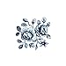 Tattly Temporary Tattoos, Cartolina Blooms, 0.1 Ounce