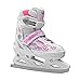 Roces 450677 Women's Model Jokey Ice Skate, US 13jr-2, White/Pink/Violet