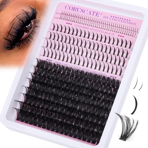 Cluster Lashes with Spikes and Bottoms