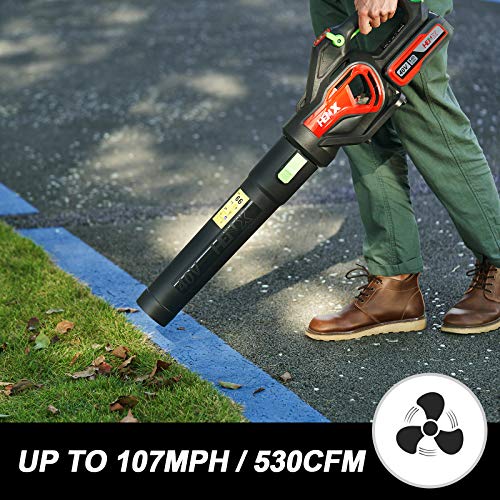 HENX 40V MAX Cordless Hedge Trimmer + Leaf Blower Combo Kit, 2.5AH