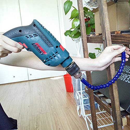 image for KEHOO 2PC Flexible Drill Extension-Magnetic Hex Flexible Shaft, Flexib