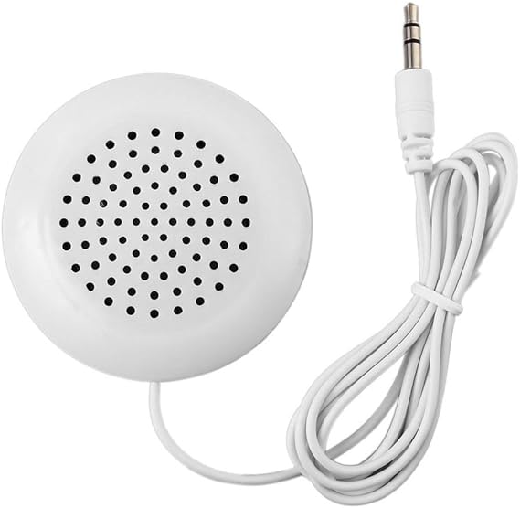 Amazon Com Sodial Mini White 3 5mm Pillow Speaker For Iphone Ipod