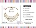 Onnea Gold Tone Cutout Geo Choker Necklace for Women