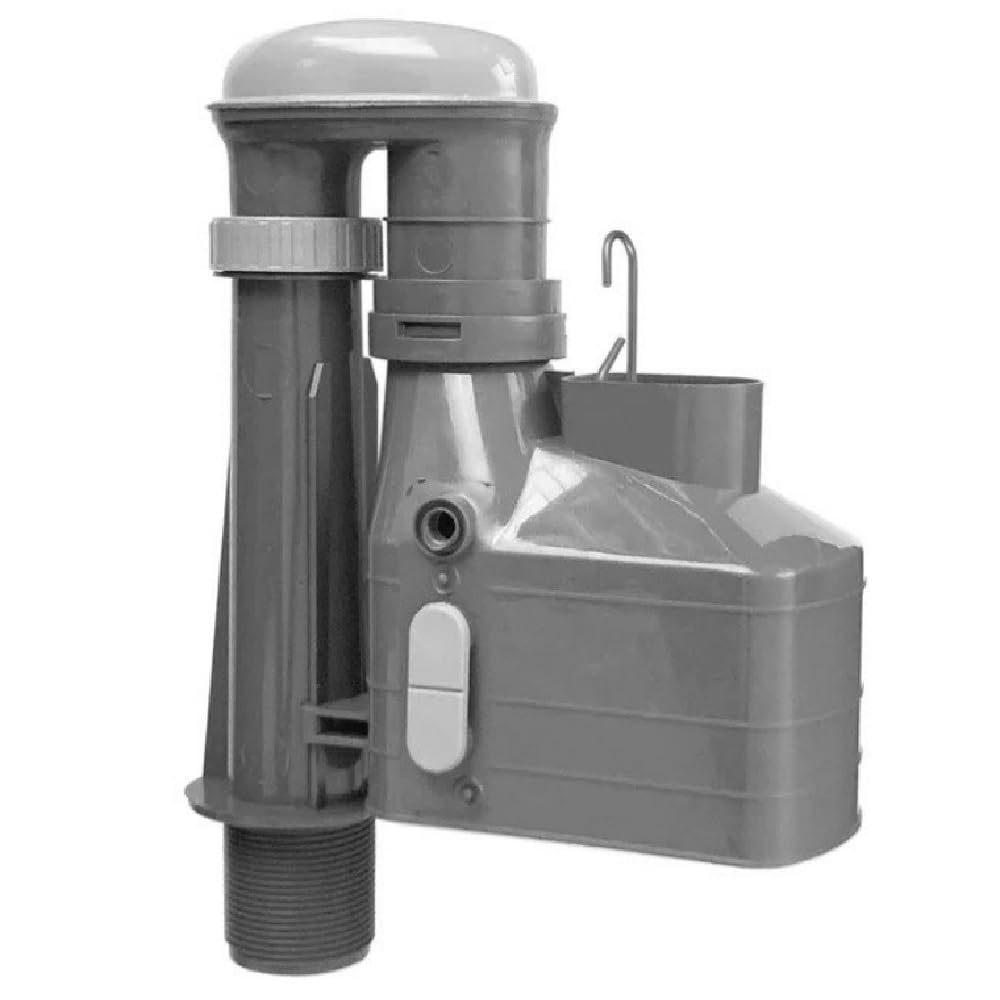 Wirquin DSY8725 Macdee Metro Rapid Oblong Siphon C-Link, Grey/White, 7.5/2.25-Inch