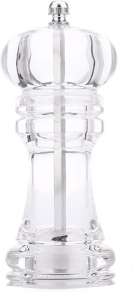 Amazon ペッパーグラインダー スパイスグラインダー マニュアルグラインダー 透明 アクリル クッキングツール 14 X 5 7cm 研磨機 手動 胡椒グラインダー Efanty ミル 通販