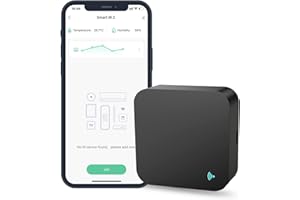 HAOZEE Tuya Smart IR RF Remote Controller,Universal Remote Controller, for STB(Set-Top-Box), TV Box, TV, Air Conditioner, Fan, DVD and RF appliances Roller Blinds ect,Compatible with Alexa, Google Home…