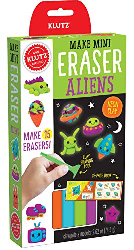 Klutz Mini Eraser Aliens Craft Kit, Brown/a