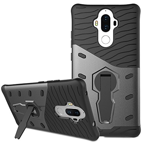 Huawei mate 9 case, suensan rugged impact armor hybrid …