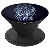 Blue Dream Catcher Folk Saying Dreamcatcher Gift - PopSockets Grip and Stand for Phones and Tablets