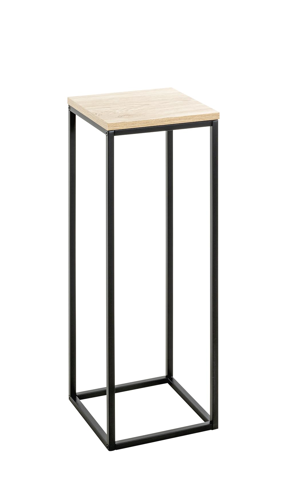 HAKU Flower Column Oak, Black, Mdf, Metal - Dim.: W 23 cm X H 67 cm X D 23 cm, Style: Modern