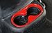 Opar Red Rear Cup Holder Cover Trim for 2011 - 2017 Jeep JK Wrangler & Unlimited