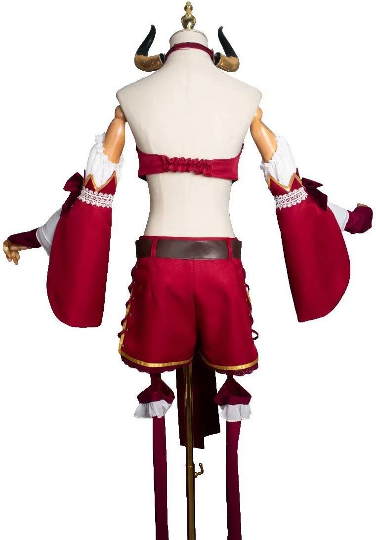 Amazon ミドリ屋 スズナ 美波鈴奈 みなみすずな ルーセント学院 衣装 コスプレ用衣装 コスプレ コスプレ衣装 コスチューム 高級 ハロウィーン ハロウィン 学園祭 祭り Cosplay 衣装 角 女性ll コスプレ 仮装 通販