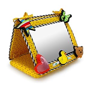 Smile, Baby 2-in-1 Crib & Floor Mirror