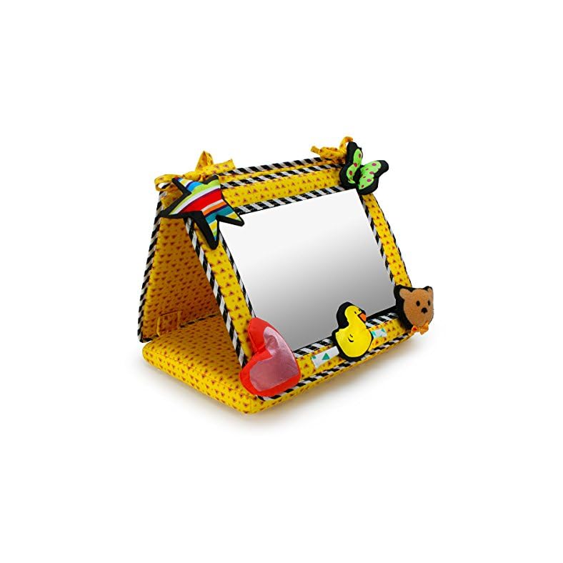 Smile, Baby 2-in-1 Crib & Floor Mirror