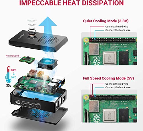 LABISTS Raspberry Pi 4 4GB Starter Kit with 64GB Micro SD Card (4GB RAM)