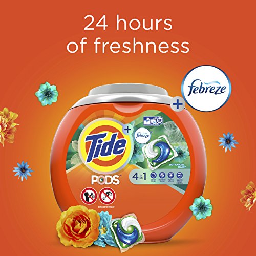 Tide-Pods-Plus-Febreze-Laundry-Detergent-Pacs-Botanical-Rain-54-Count-Packaging-May-Vary