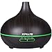 Essential Oil Diffuser,XPLUS 300ml Ultrasonic Aroma Diffuser Cool Mist Humidifier Aromatherapy Diffusers for Office Home Baby Bedroom Living Room Study Yoga Spa with 7 Color LED Lights Auto Shut-Off