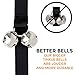 Mighty Paw - Dog Doorbells - Efficient Potty Training Tool - Ideal for Housetraining Dogs - Dog Pee Bells Door - Potty Train Bell - Pet Door Bells Potty Training - Dog House Training Bell - Puppy Bell