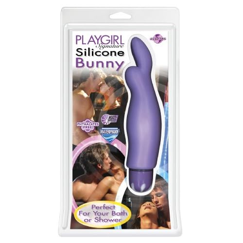 Pipedreams Playgirl Silicone Bunny Vibrator, Purple image