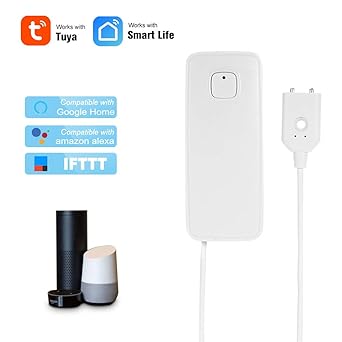 GULEHAY Detector de fugas de agua WiFi, alarma inteligente ...