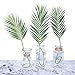 Supla 3 PCS 3 Size Artificial Areca Palm Tropical Leaves Stems Faux Plastic Palm Tree Leaves Faux Monstera Leaves Plastic Palm Leaf Greenery Floral Arrangement Hawaiian Luau Jungle Beach Wedding Party