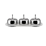 Alessi "Dressed" Three-Section Jam Tray in