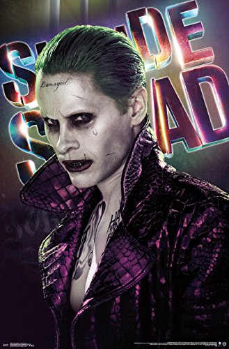 Trends International Suicide Squad Joker Up Close Wall Poster 22.375" x 34"