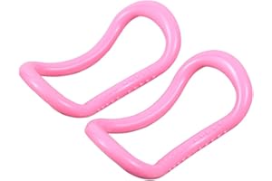 OOFYY Yoga Ring Pilates Ring Yoga Fitness Circle Fitness Magic Circle Sold in Pairs. Home Workout for Toning and Fitness Thighs Great for Yoga, Mobility, Pilates, Strength Equipment