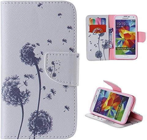 Samsung S5 Case,S5 Case,Galaxy S5 Case,leather Flip Credit Card Wallet Protective Case Magnetic Clasp for Samsung Galaxy S5 i9600