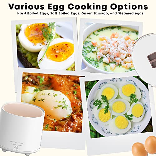 Mojoco Rapid Egg Cooker Mini Egg Cooker for Steamed, Hard Boiled